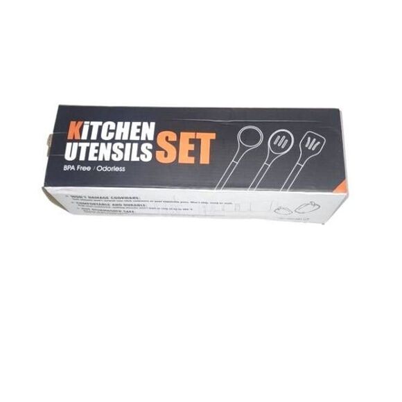 Silicone Cooking Utensils Set - 446°F Heat Resistant Silicone Kitchen Utensils - Picture 6 of 7